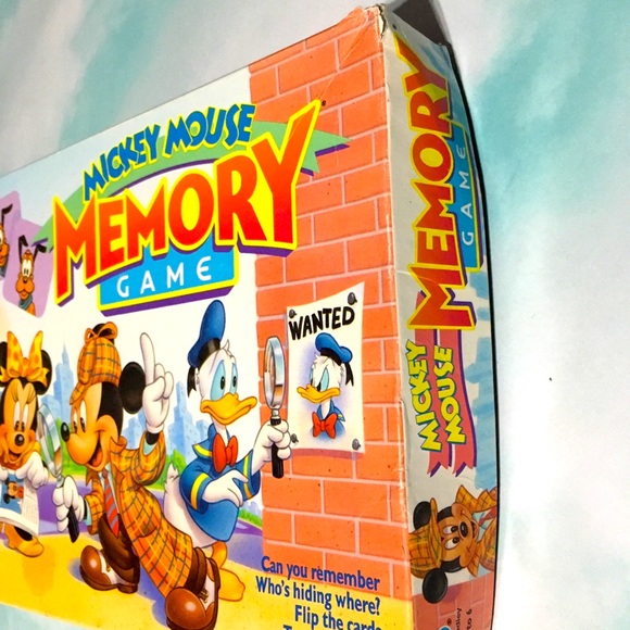 DISNEY VTG 90 Mickey Mouse CollectableMemory Game - Picture 3 of 15